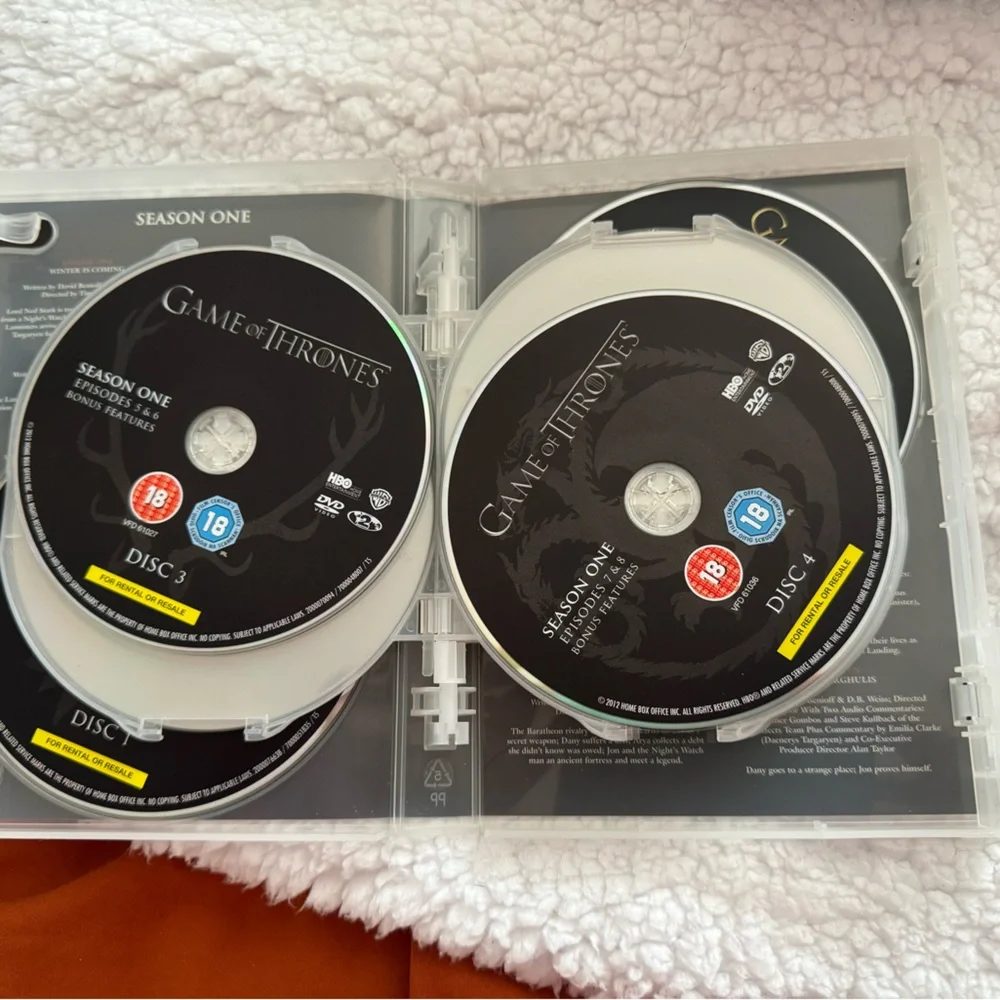 Game of Thrown’s Season 1-4 Brand New